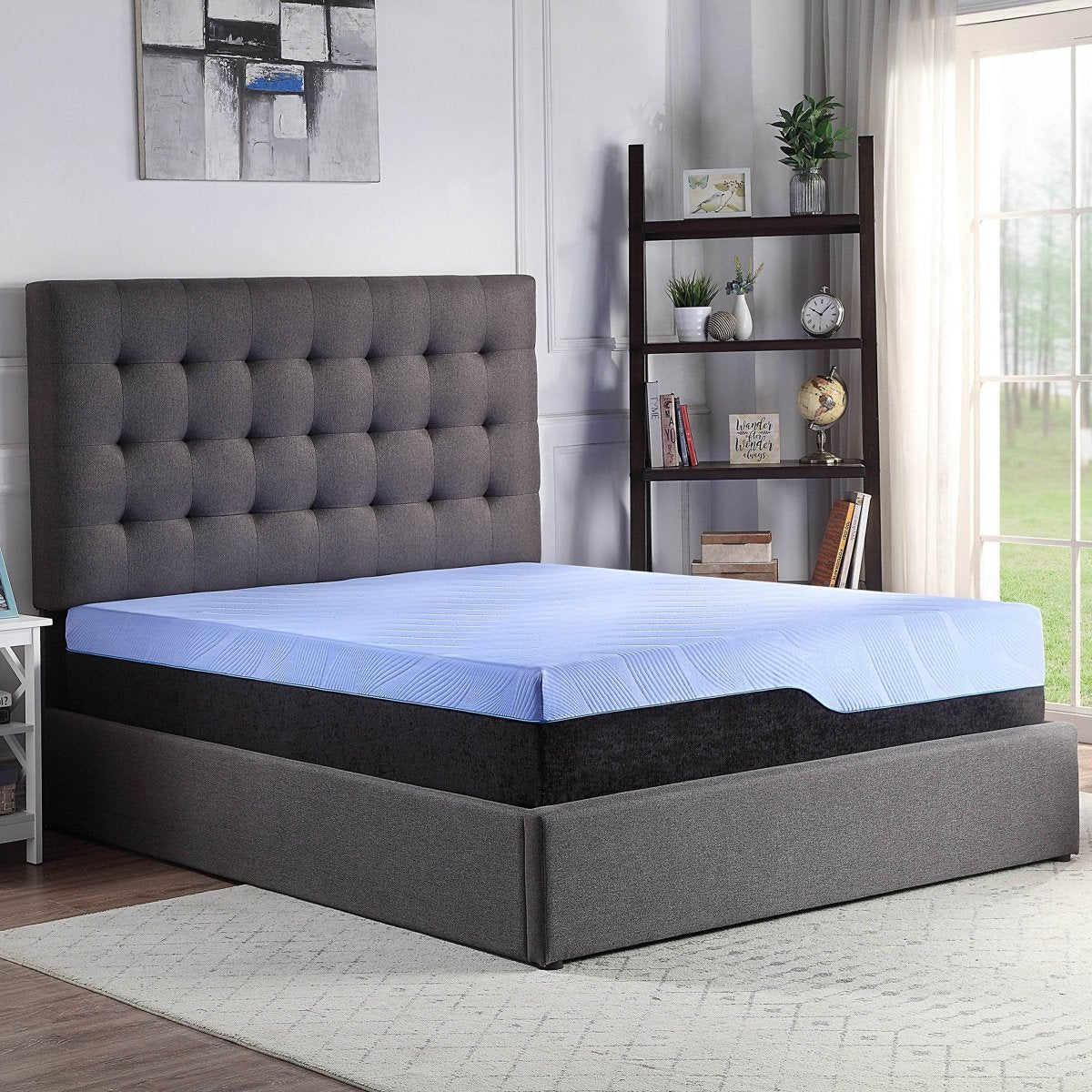 Medium Hybrid Cooling Gel Memory Foam and Coil Mattress - Sleep Galleria