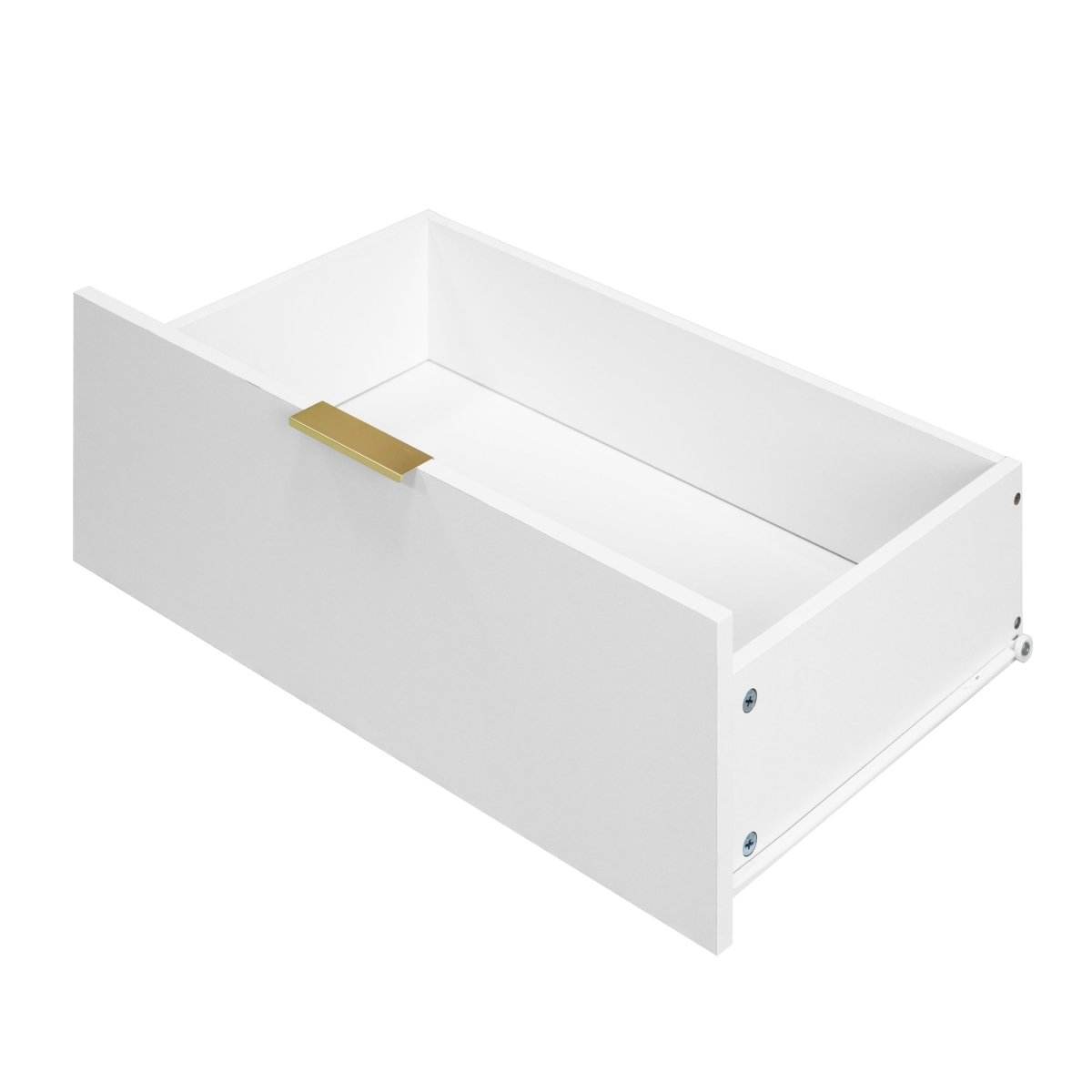 Modern 6-Drawer White Particle Board Dresser - Sleep Galleria
