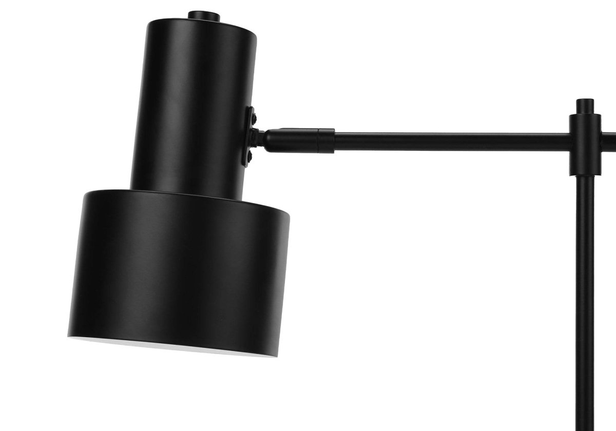Modern Black Metal USB Port Table Lamp - Sleep Galleria