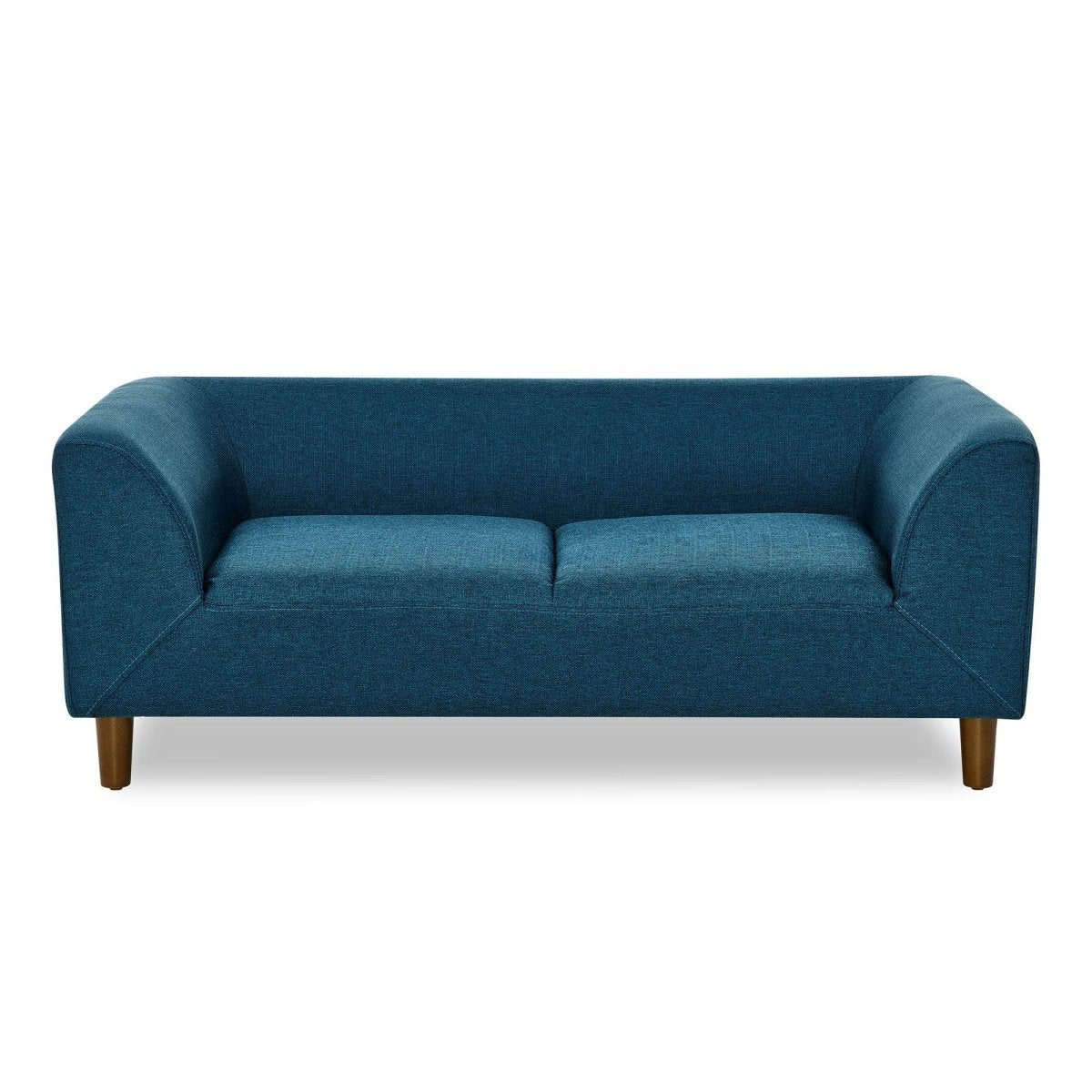 Modern Blue Linen Pet Sofa With Armrest And Backrest - Sleep Galleria