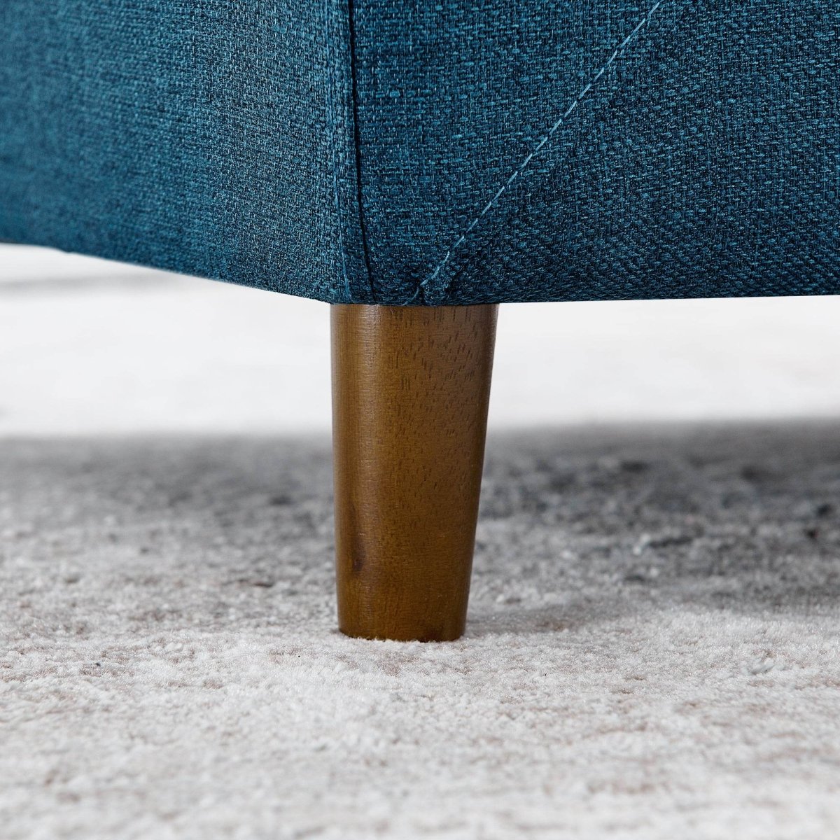 Modern Blue Linen Pet Sofa With Armrest And Backrest - Sleep Galleria