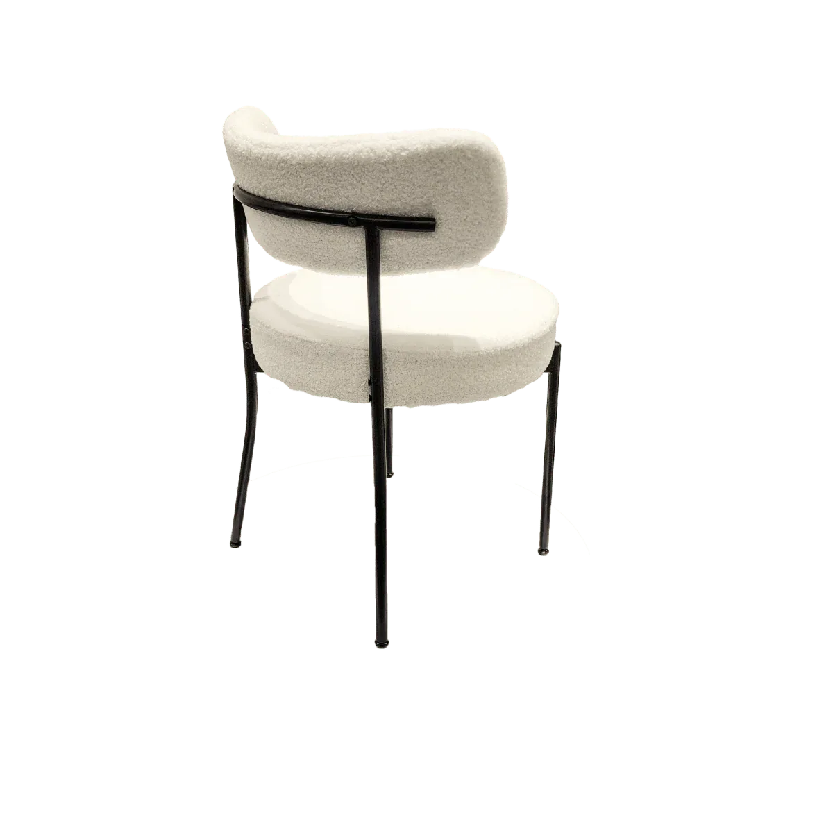 Modern Cream MDF Dining Table With Six Cushioned Chairs - Omega Lifestyles