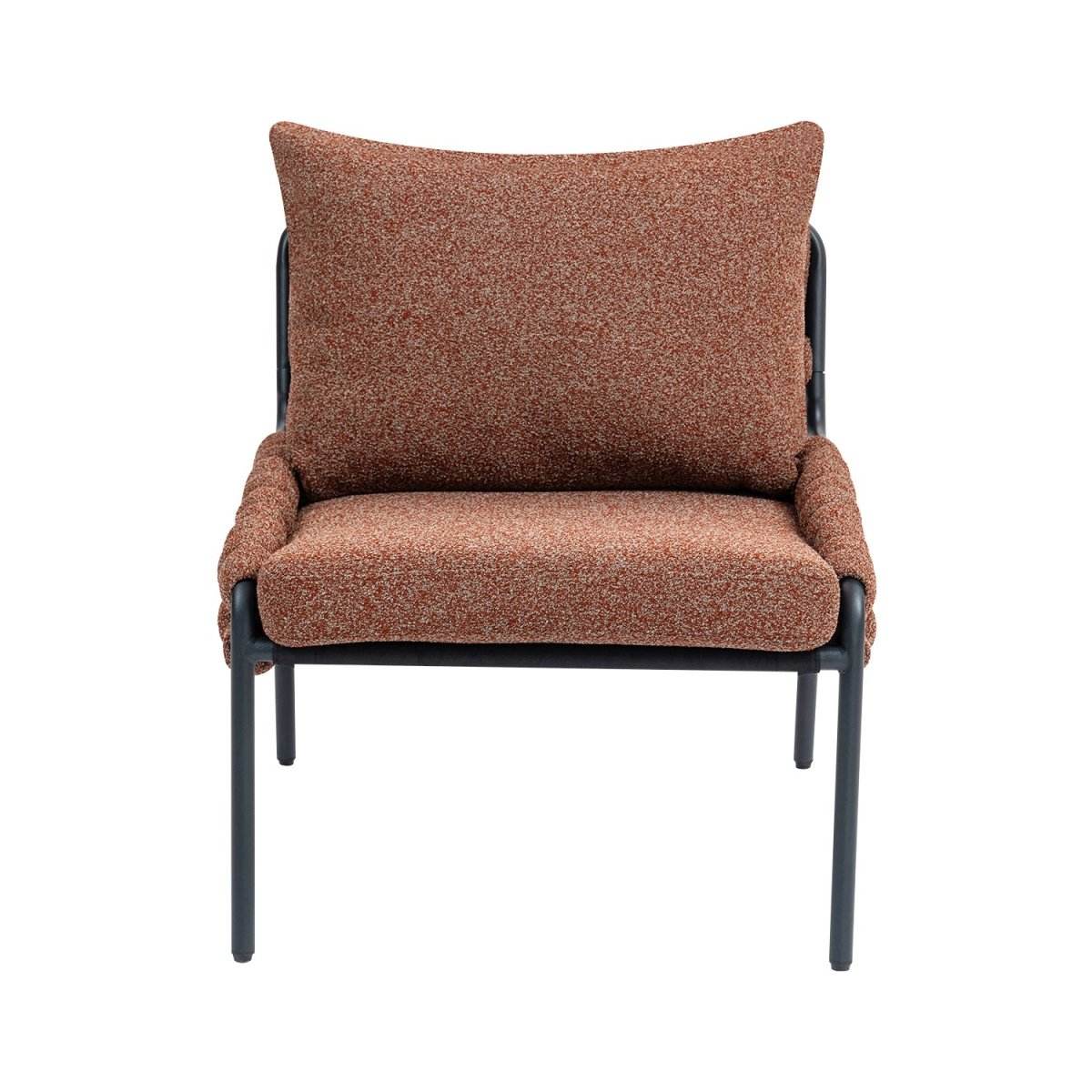 Modern Ergonomic Braided Upholstery Lounge Chair - Omega Lifestyles