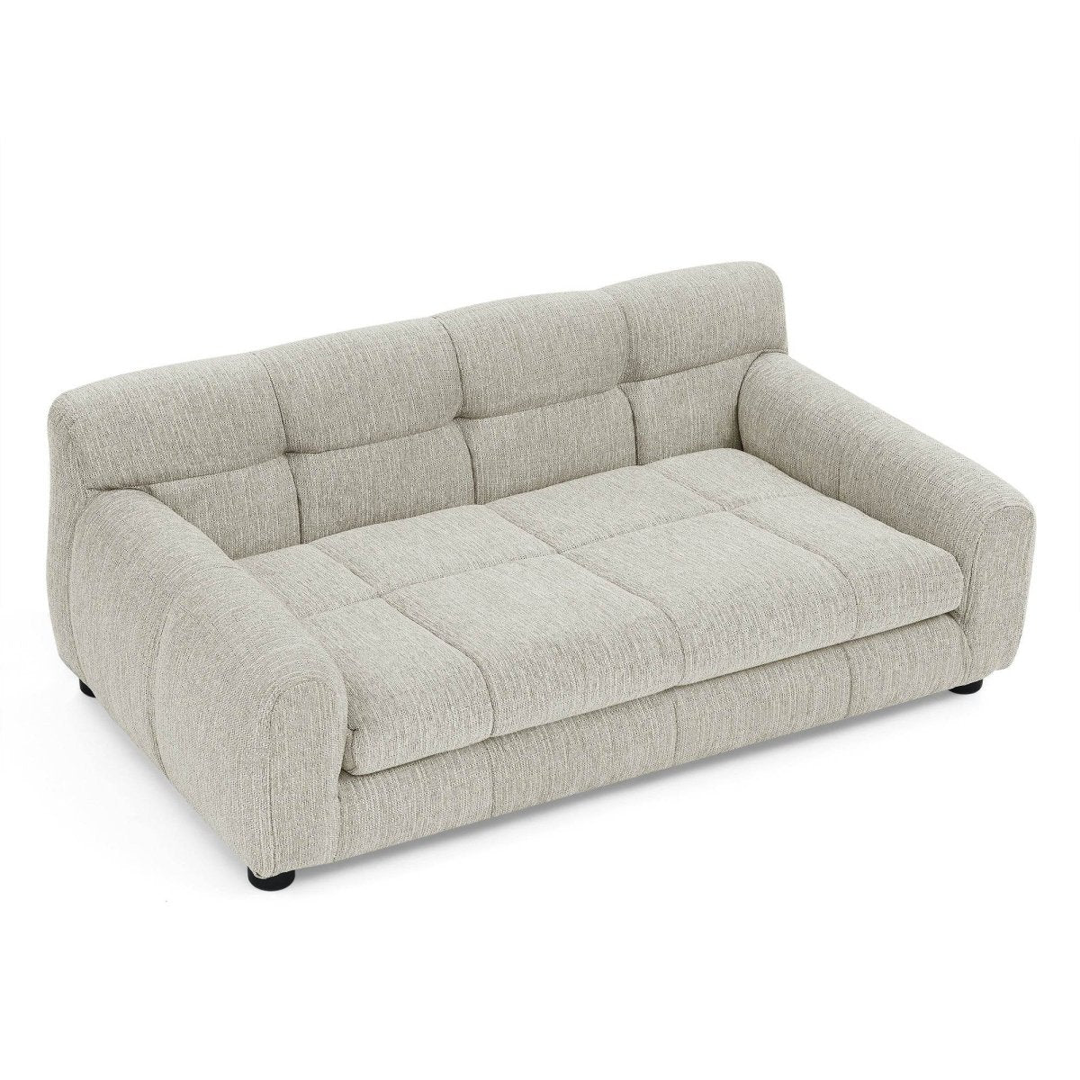 Modern Linen Fabric Pet Sofa With Armrests - Sleep Galleria