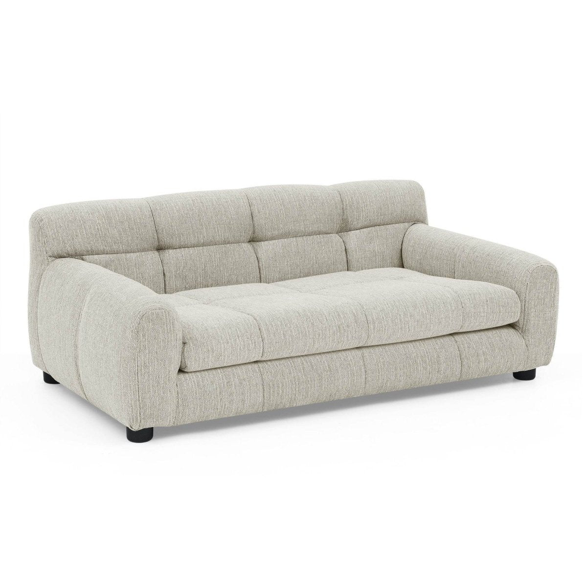 Modern Linen Fabric Pet Sofa With Armrests - Sleep Galleria