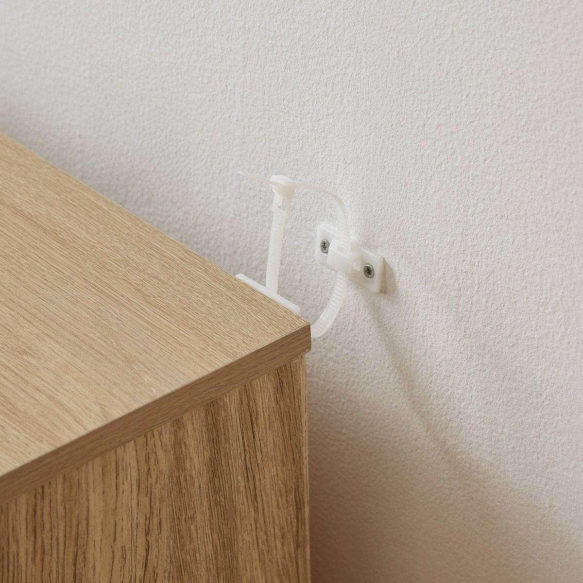 Modern Oak 6-Drawer Dresser With Wave-Textured Panels - Sleep Galleria