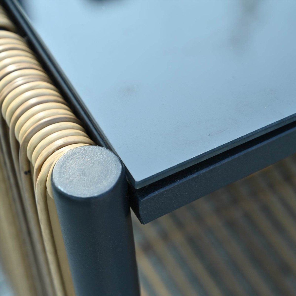 Modern Outdoor PE Rattan 2-Seater Sofa Set With Table - Sleep Galleria