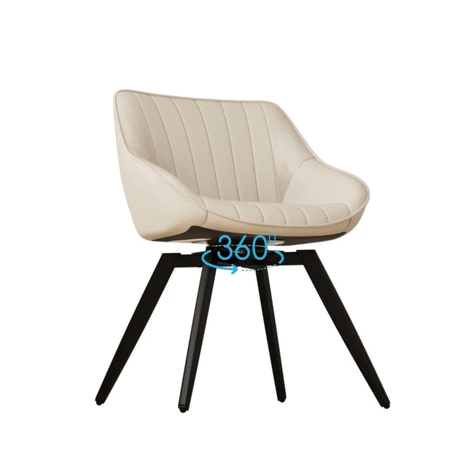 Modern Round Coffee Table With 2 PU Dining Chairs Set - Omega Lifestyles