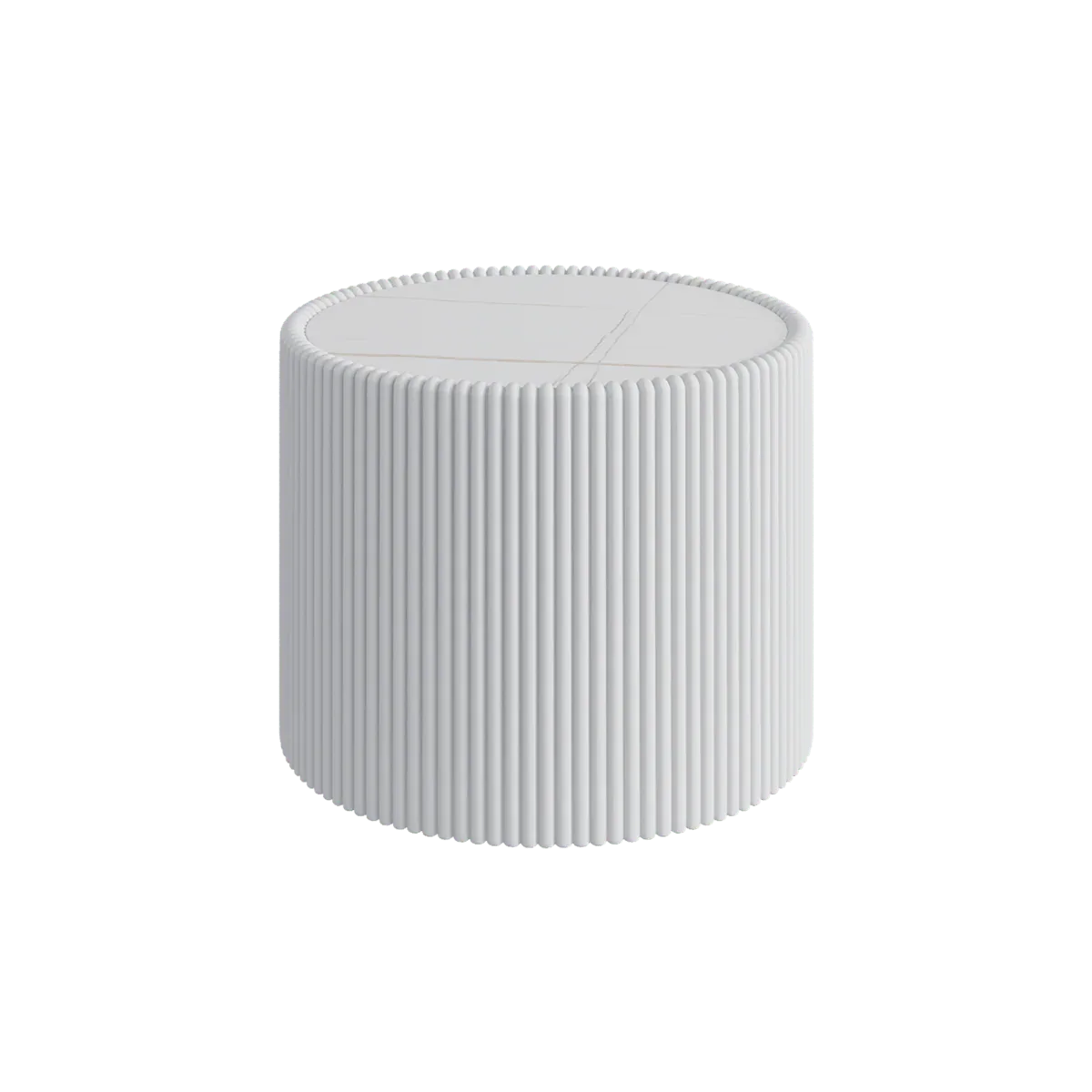 Modern Round Sintered Stone Coffee End Table - Omega Lifestyles