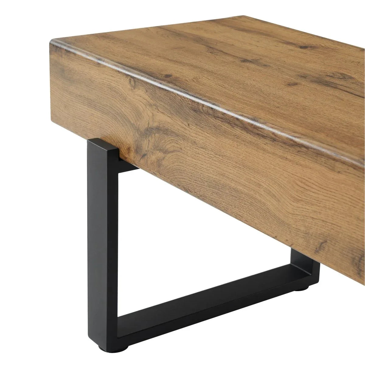 Modern Upholstered MDF And Metal Bedroom Bench - Omega Lifestyles