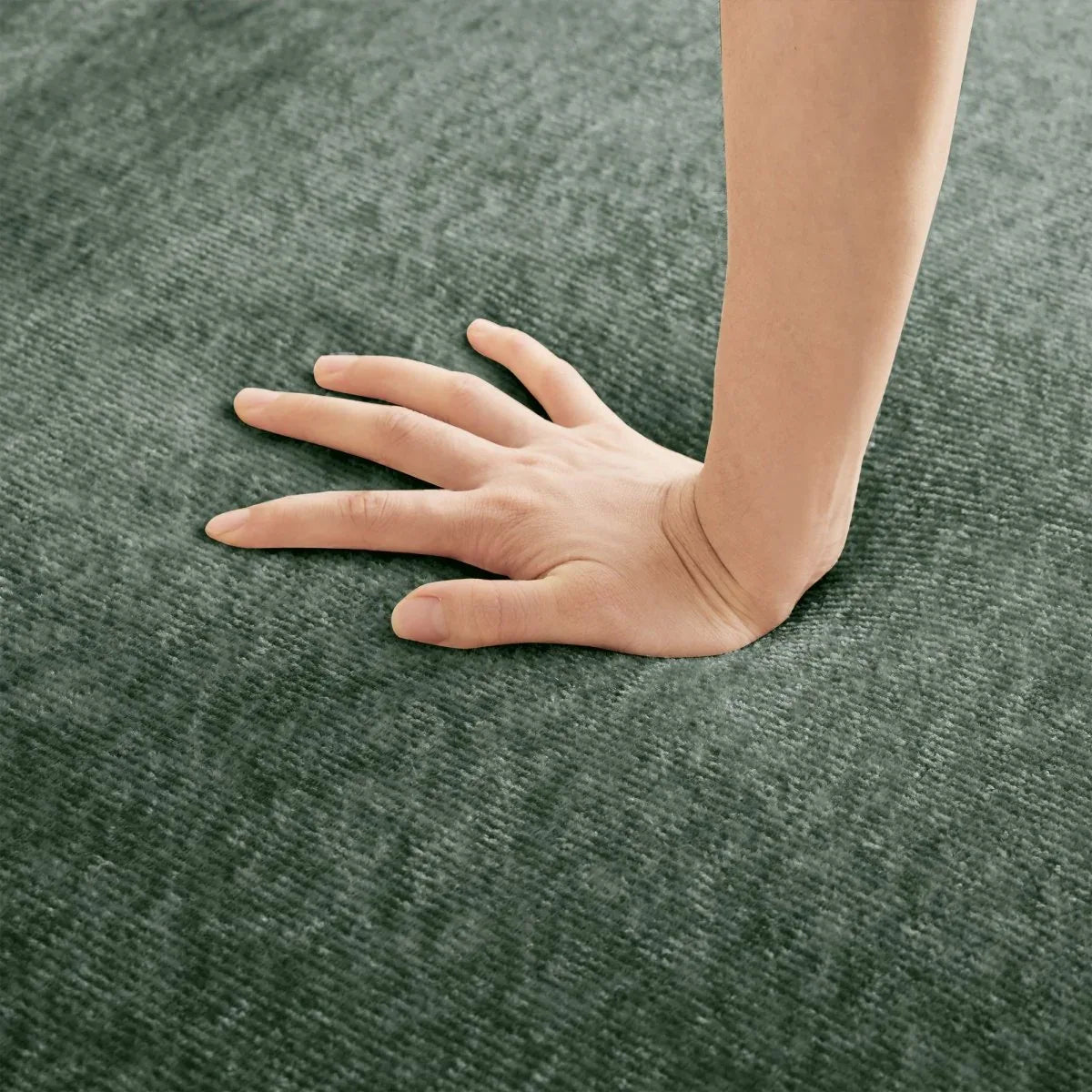 Modular Velvet 3-Seat L Shape Sectional Sofa With Ottoman - Omega Lifestyles