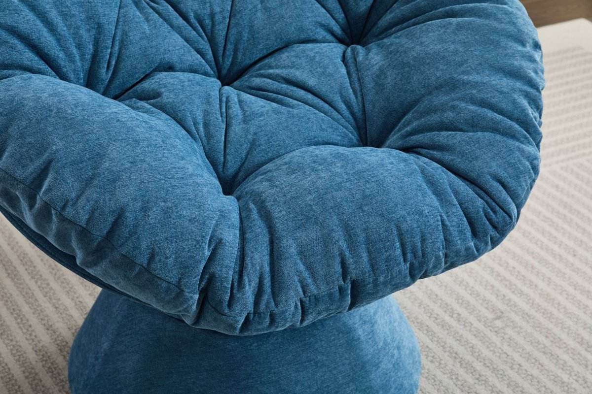 Oversized 360-Degree Swivel Chenille Accent Chair - Sleep Galleria