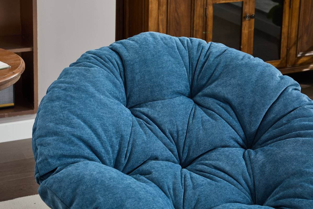 Oversized 360-Degree Swivel Chenille Accent Chair - Sleep Galleria