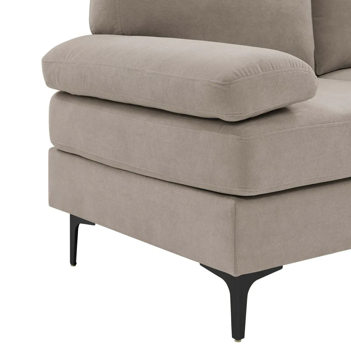 Polyester Blend U-Shape Sectional Sofa With Double Chaise - Omega Lifestyles