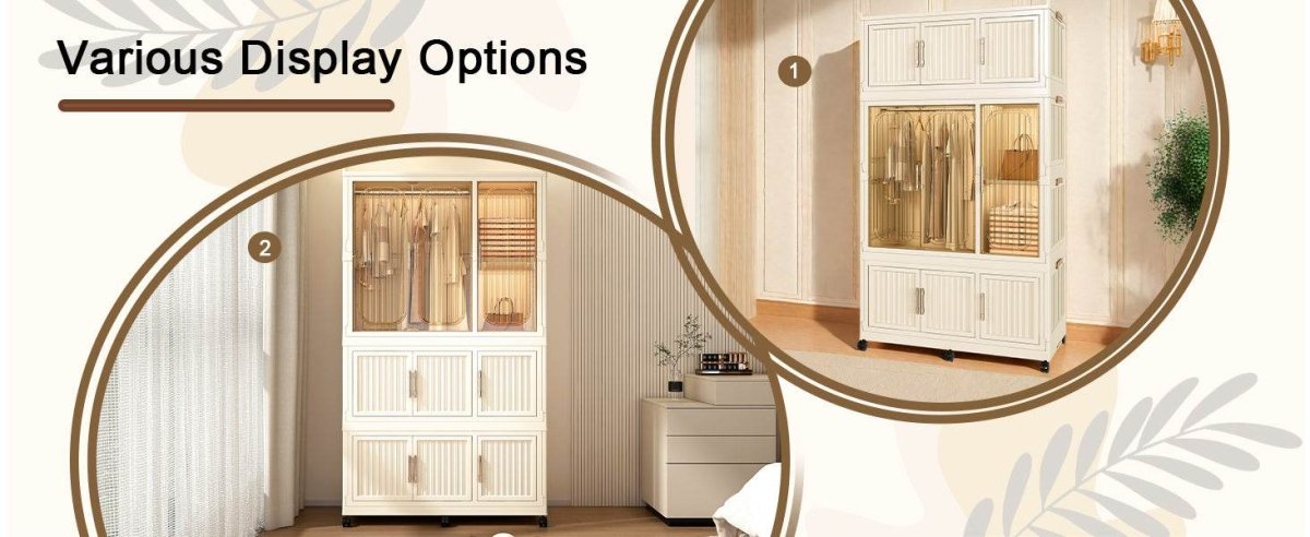 Portable Magnetic Door Wardrobe Closet Organizer Storage Furniture - Sleep Galleria