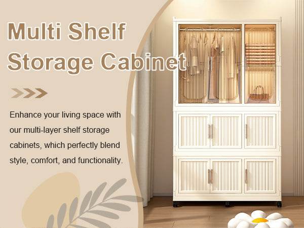 Portable Magnetic Door Wardrobe Closet Organizer Storage Furniture - Sleep Galleria