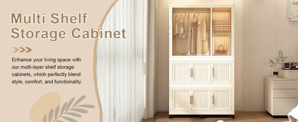 Portable Magnetic Door Wardrobe Closet Organizer Storage Furniture - Sleep Galleria