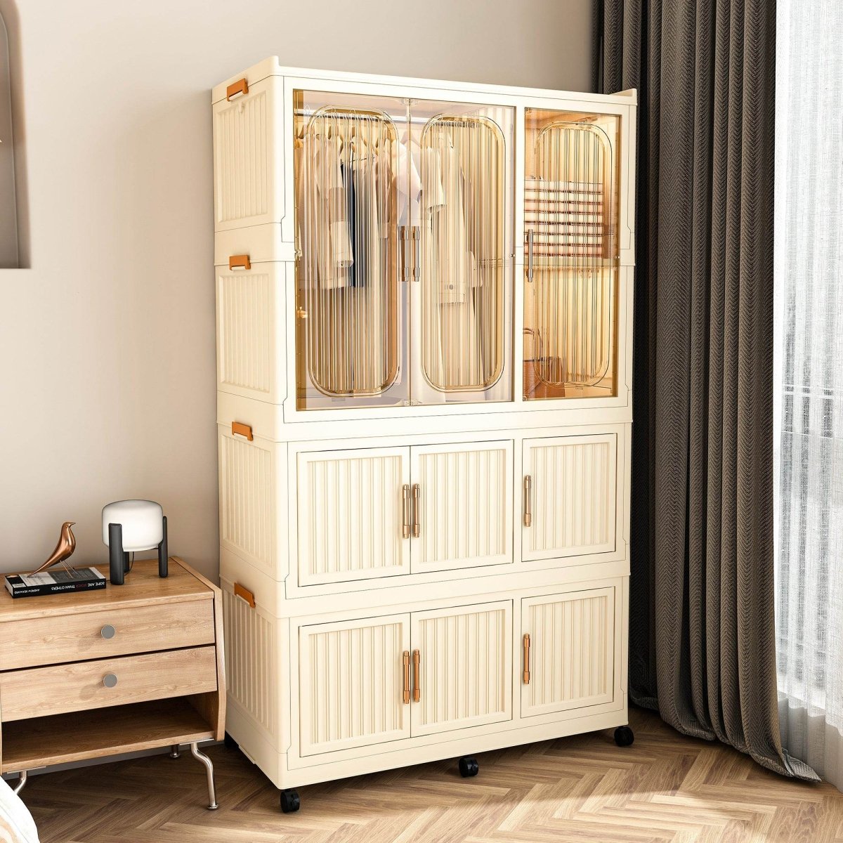 Portable Magnetic Door Wardrobe Closet Organizer Storage Furniture - Sleep Galleria