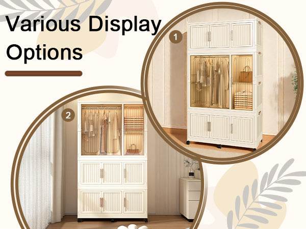 Portable Magnetic Door Wardrobe Closet Organizer Storage Furniture - Sleep Galleria