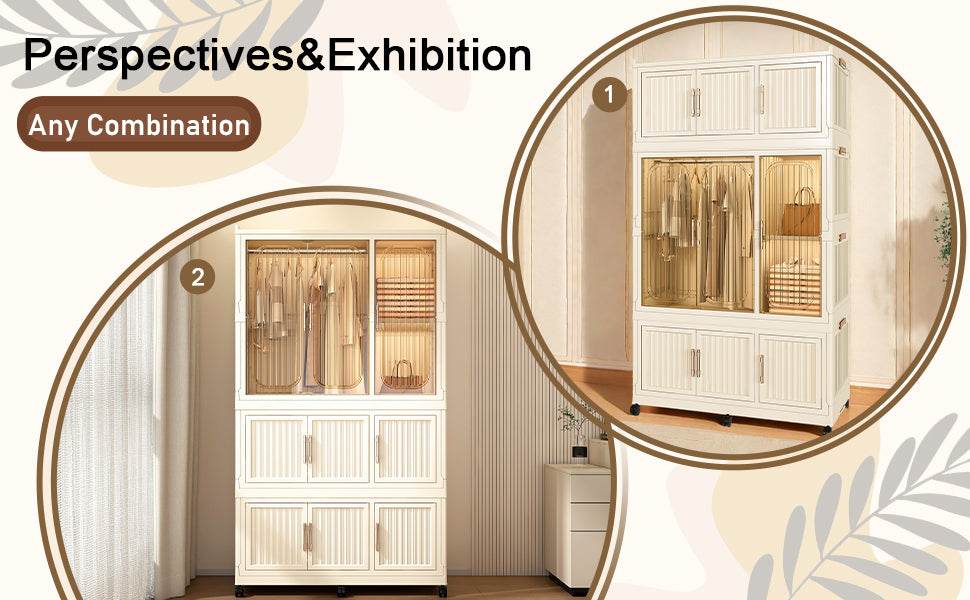Portable Magnetic Door Wardrobe Closet Organizer Storage Furniture - Sleep Galleria