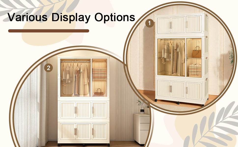 Portable Magnetic Door Wardrobe Closet Organizer Storage Furniture - Sleep Galleria