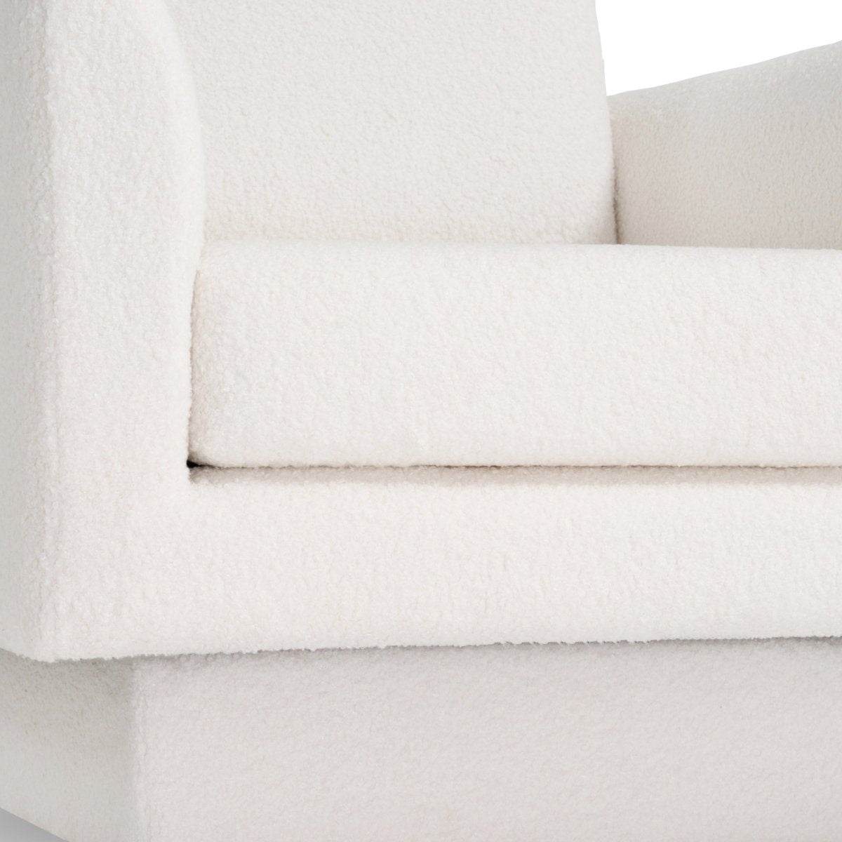 Premium Sherpa Boucle 360-Degree Swivel Accent Chair - Sleep Galleria