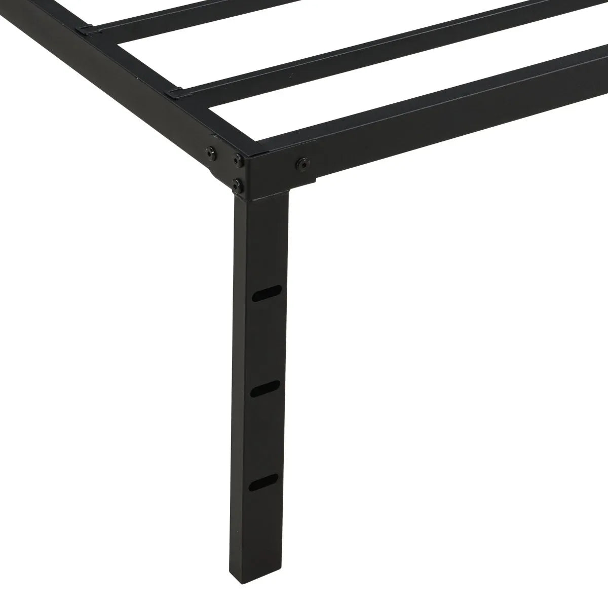 Queen Heavy Duty Metal Bed Frame With Storage Space - Omega Lifestyles