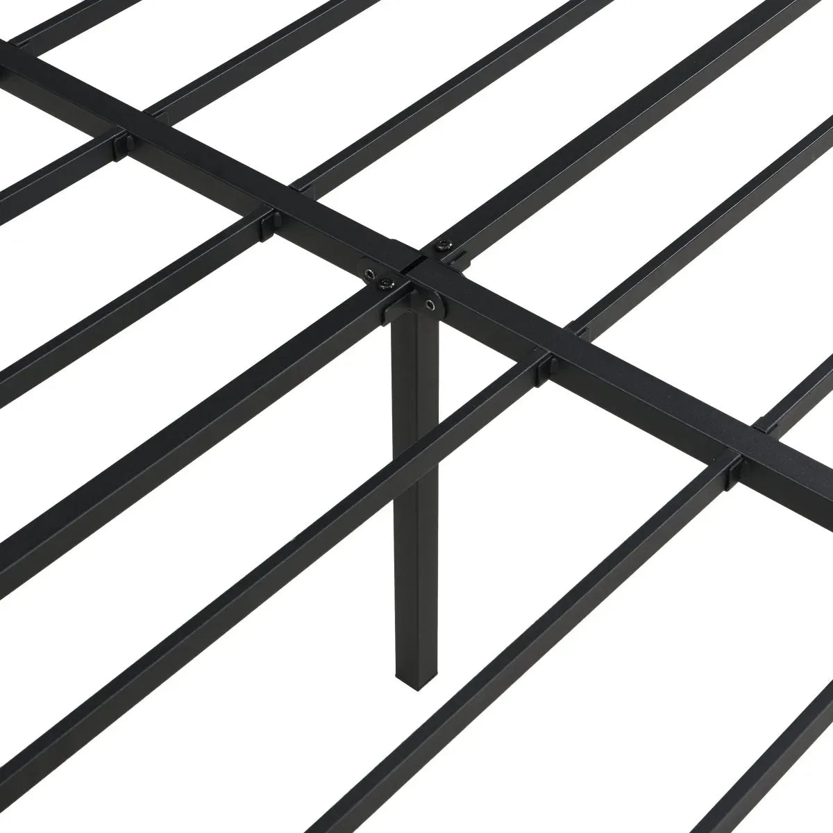 Queen Heavy Duty Metal Bed Frame With Storage Space - Omega Lifestyles