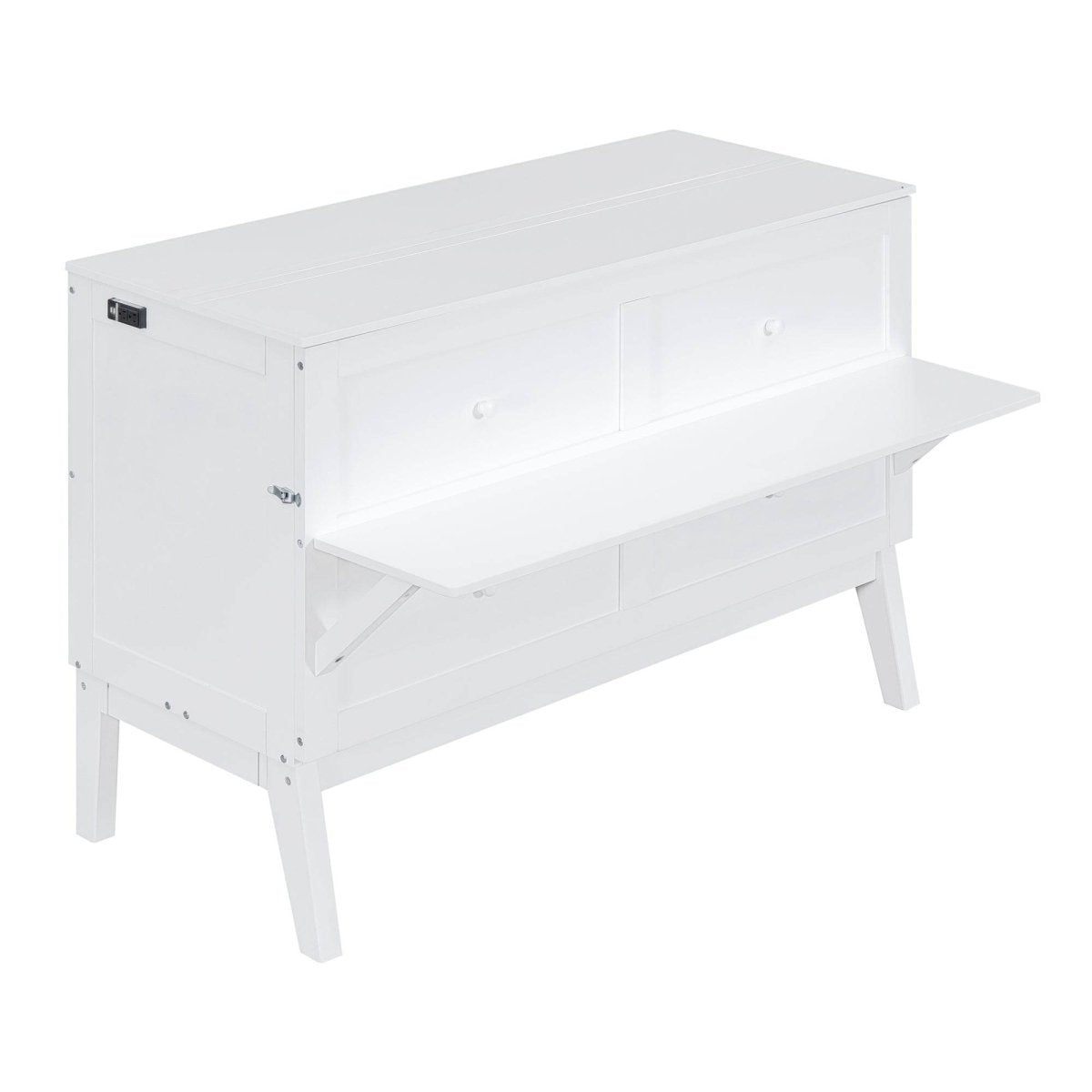 Queen Space-Saving Murphy Bed With USB Charging Ports - Sleep Galleria