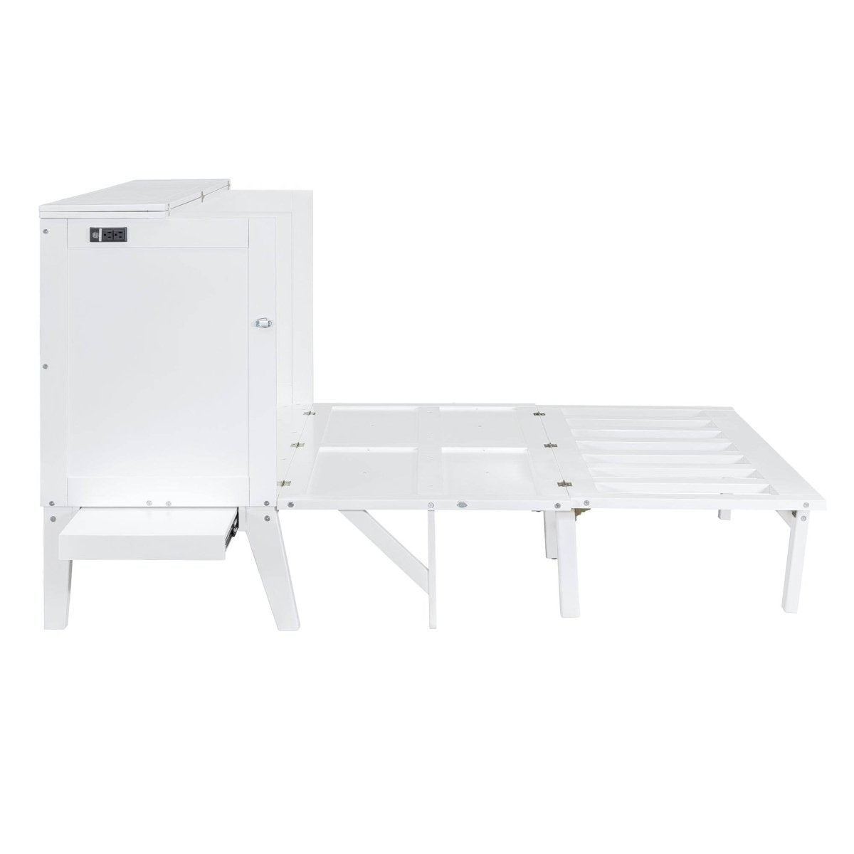 Queen Space-Saving Murphy Bed With USB Charging Ports - Sleep Galleria