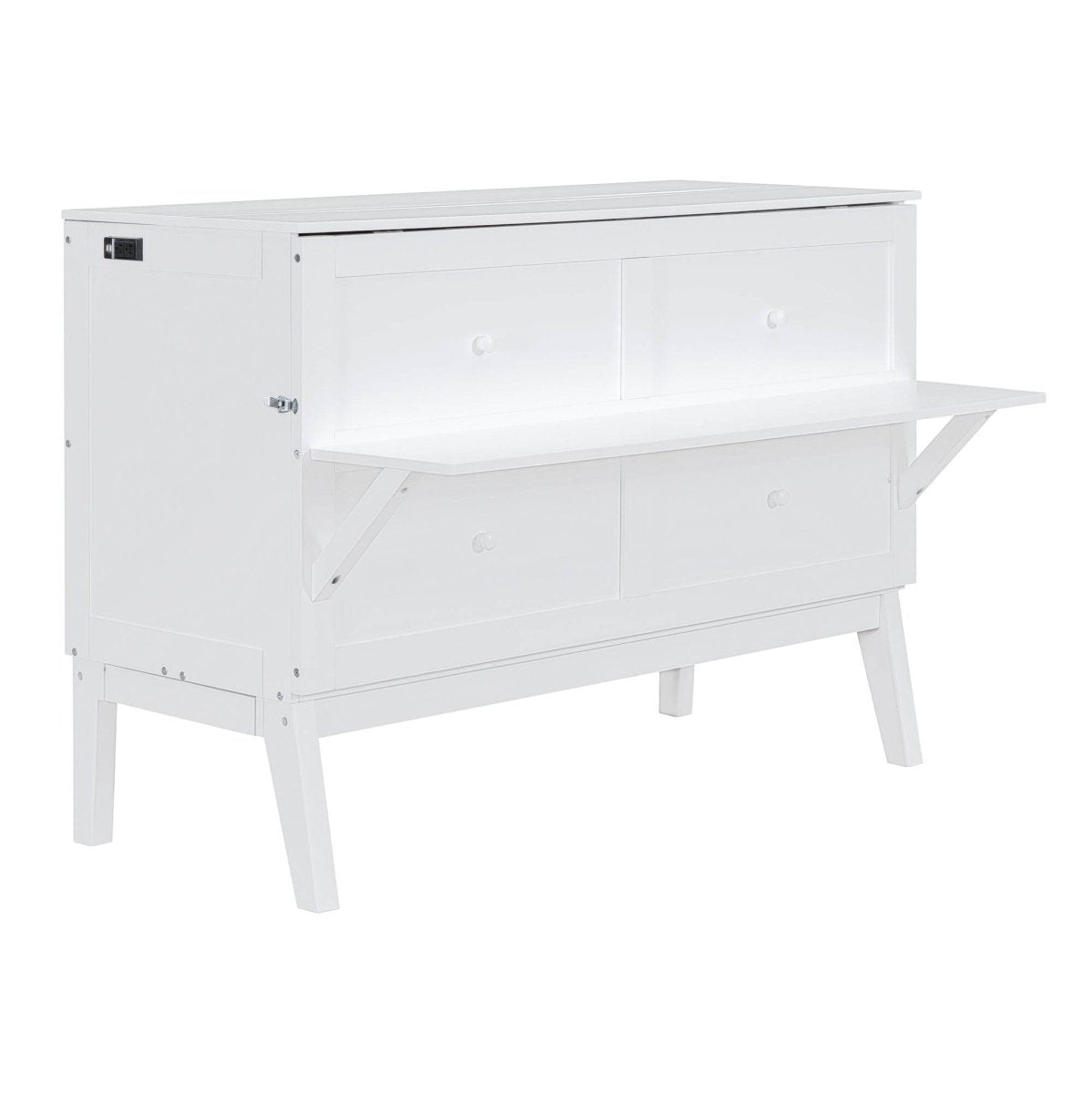 Queen Space-Saving Murphy Bed With USB Charging Ports - Sleep Galleria