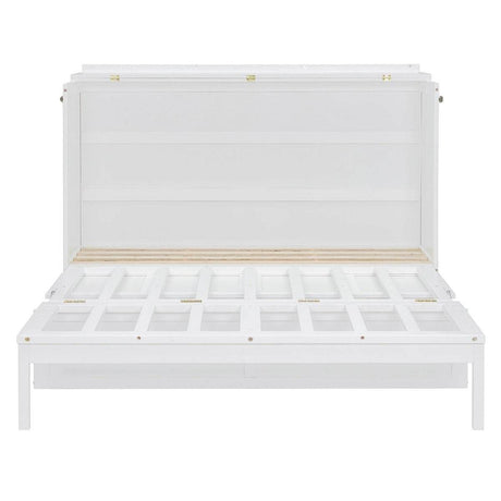 Queen Space-Saving Solid Wood Murphy Bed Frame - Sleep Galleria