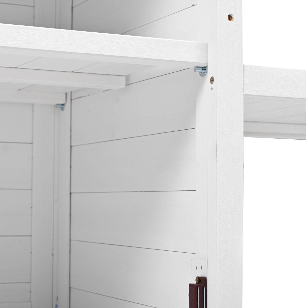 Rustic Fir Wood Potting Bench With Hutch and Storage - Driftwood - Omega Lifestyles