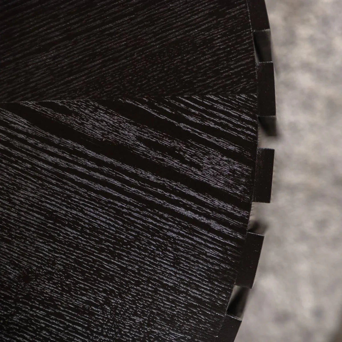 Set Of 2 Black Fluted Solid Wood MDF Coffee Tables - Omega Lifestyles