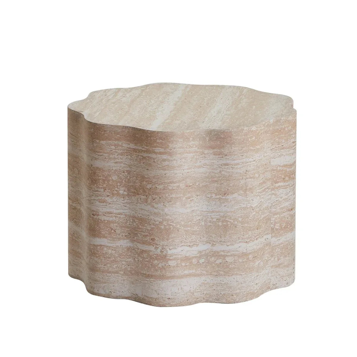 Set of 2 Minimalist Round Engineered Wood Coffee Tables - Omega Lifestyles