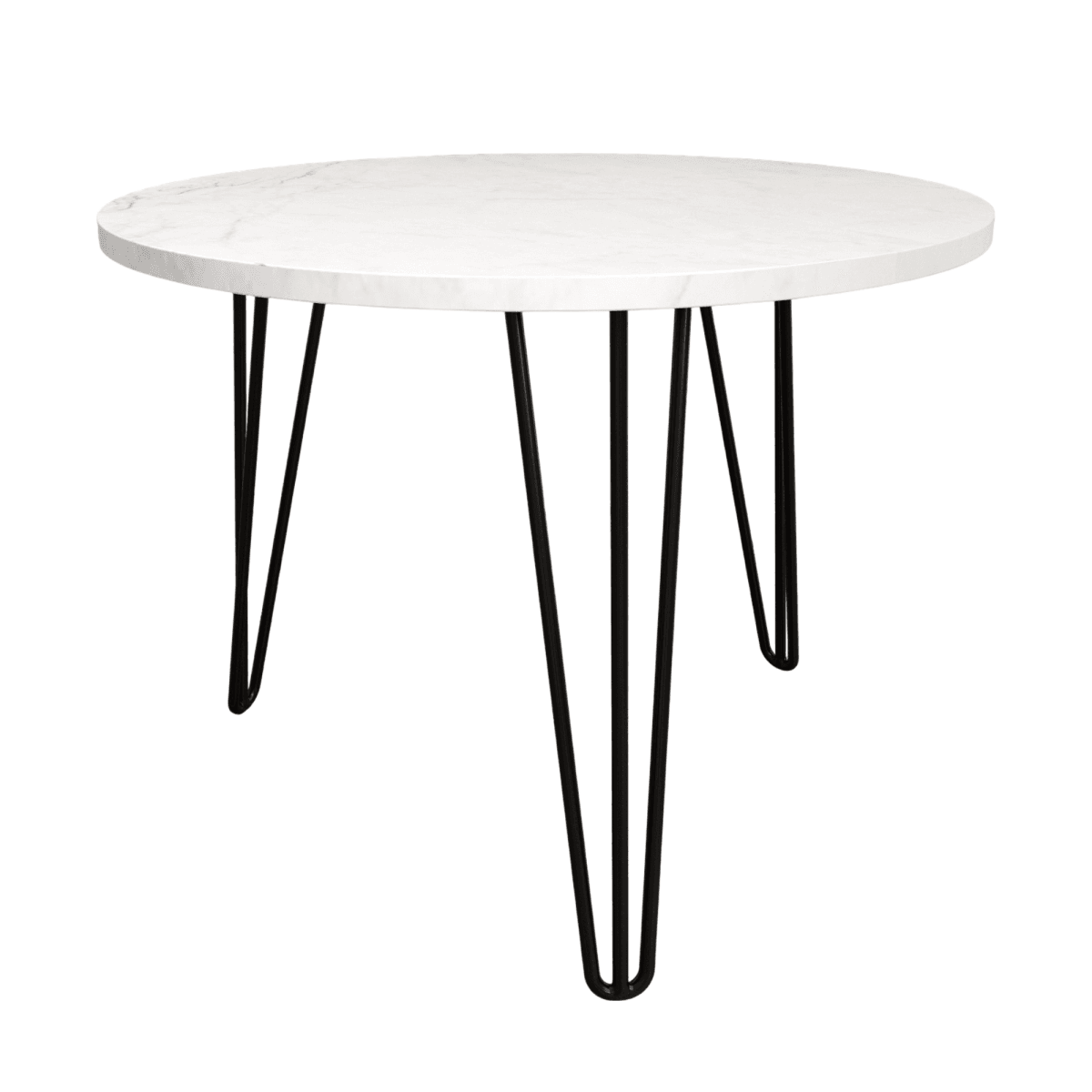 Set Of 2 Round Nesting Coffee Tables With Metal Frame - Sleep Galleria