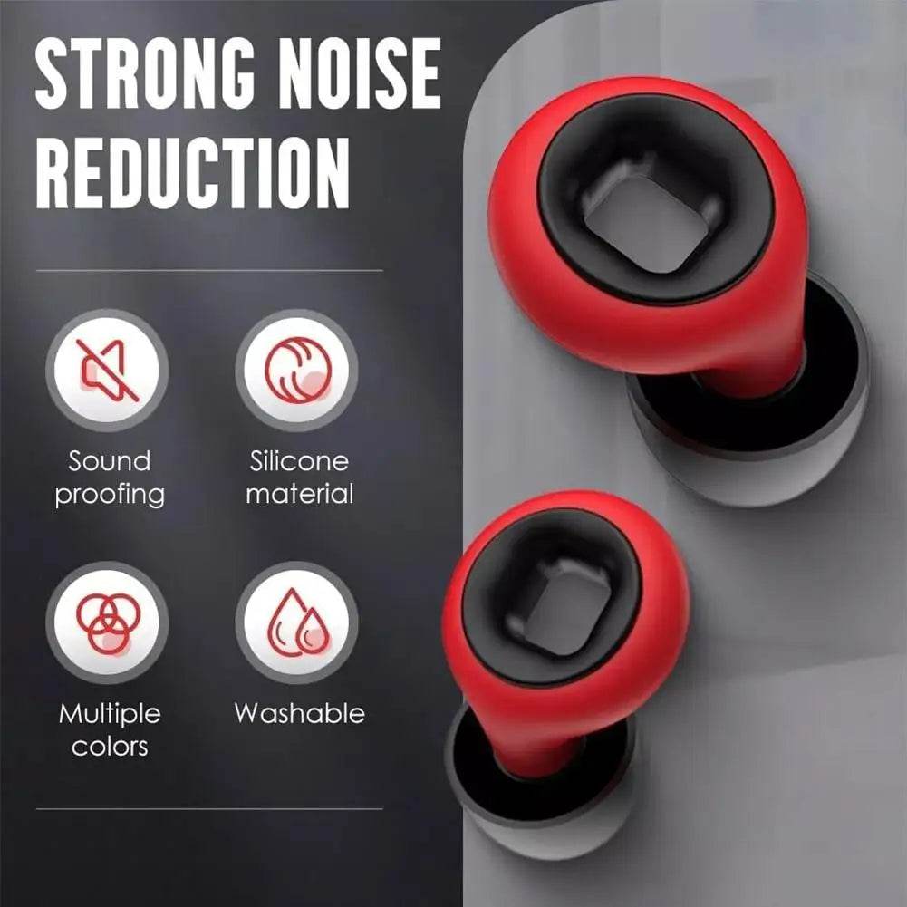 Silicone Windproof Noise Reduction Sleep Earplugs - Sleep Galleria