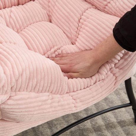 Soft Lazy Chair With Ottoman Ergonomic Accent Seating - Sleep Galleria