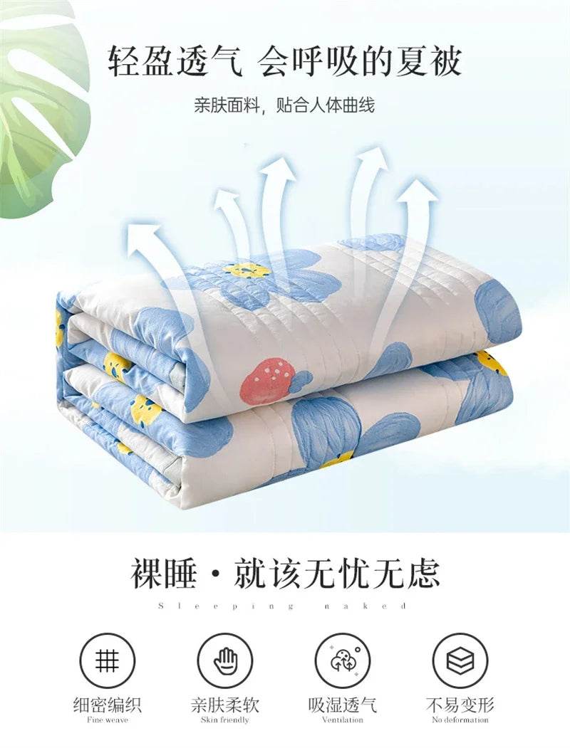 Soft Quilted Polyester Summer Quilt Blanket - Sleep Galleria