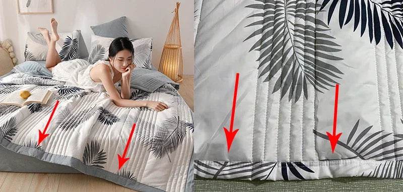 Soft Quilted Polyester Summer Quilt Blanket - Sleep Galleria