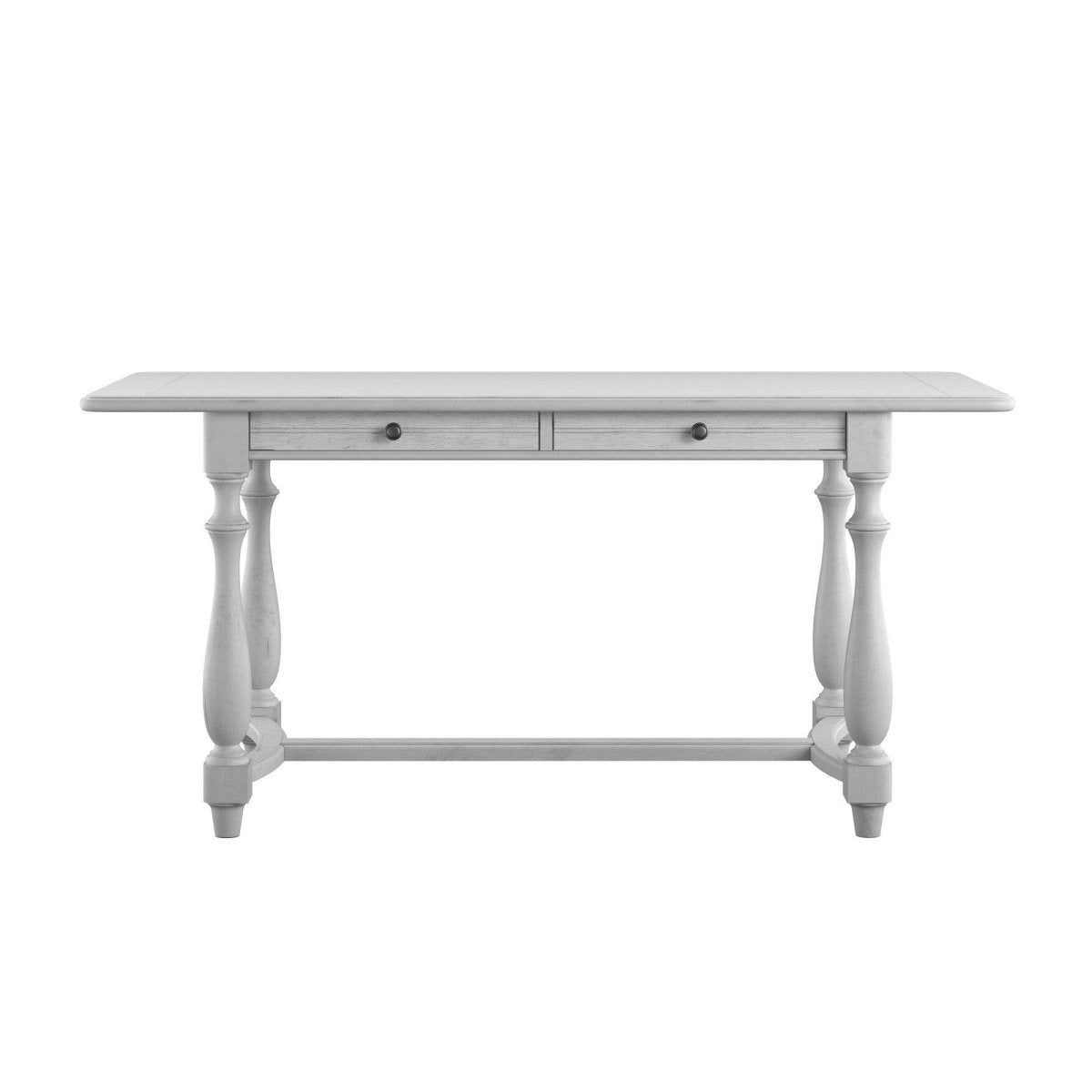 Solid Wood Gray Coastal Style Height Table 76 - Inch - Driftwood - Omega Lifestyles