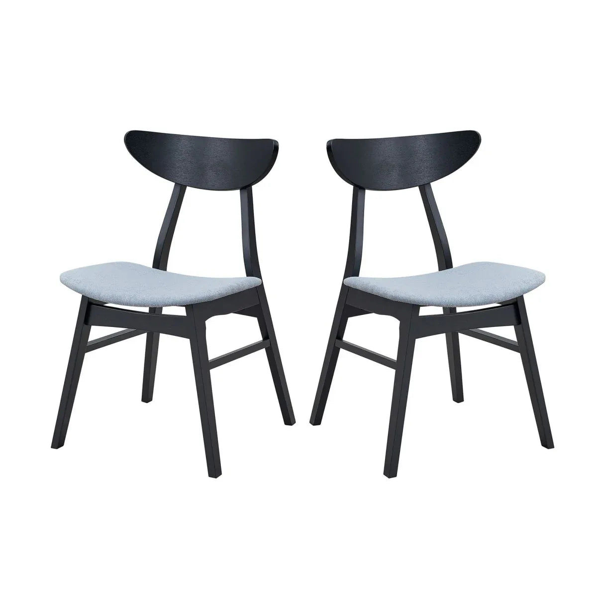 Space-Saving Solid Wood Round Dining Table And Chairs Set - Omega Lifestyles