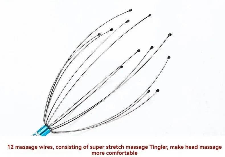 Stainless Steel Octopus Head Scalp Massage Relaxer - Sleep Galleria