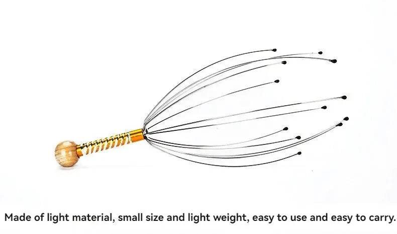 Stainless Steel Octopus Head Scalp Massage Relaxer - Sleep Galleria