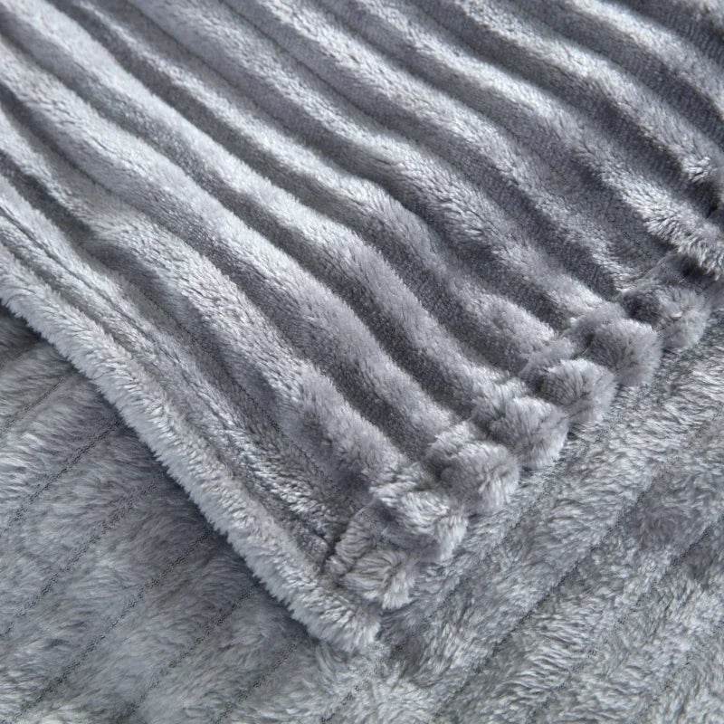 Super Soft Coral Fleece Plush Throw Blanket - Sleep Galleria