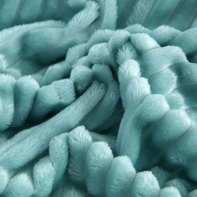 Super Soft Coral Fleece Plush Throw Blanket - Sleep Galleria
