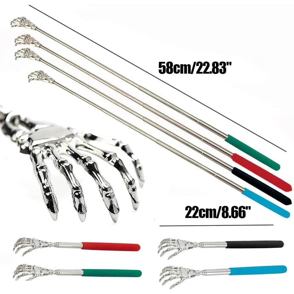 Telescopic Stainless Steel Extendable Back Scratcher - Sleep Galleria