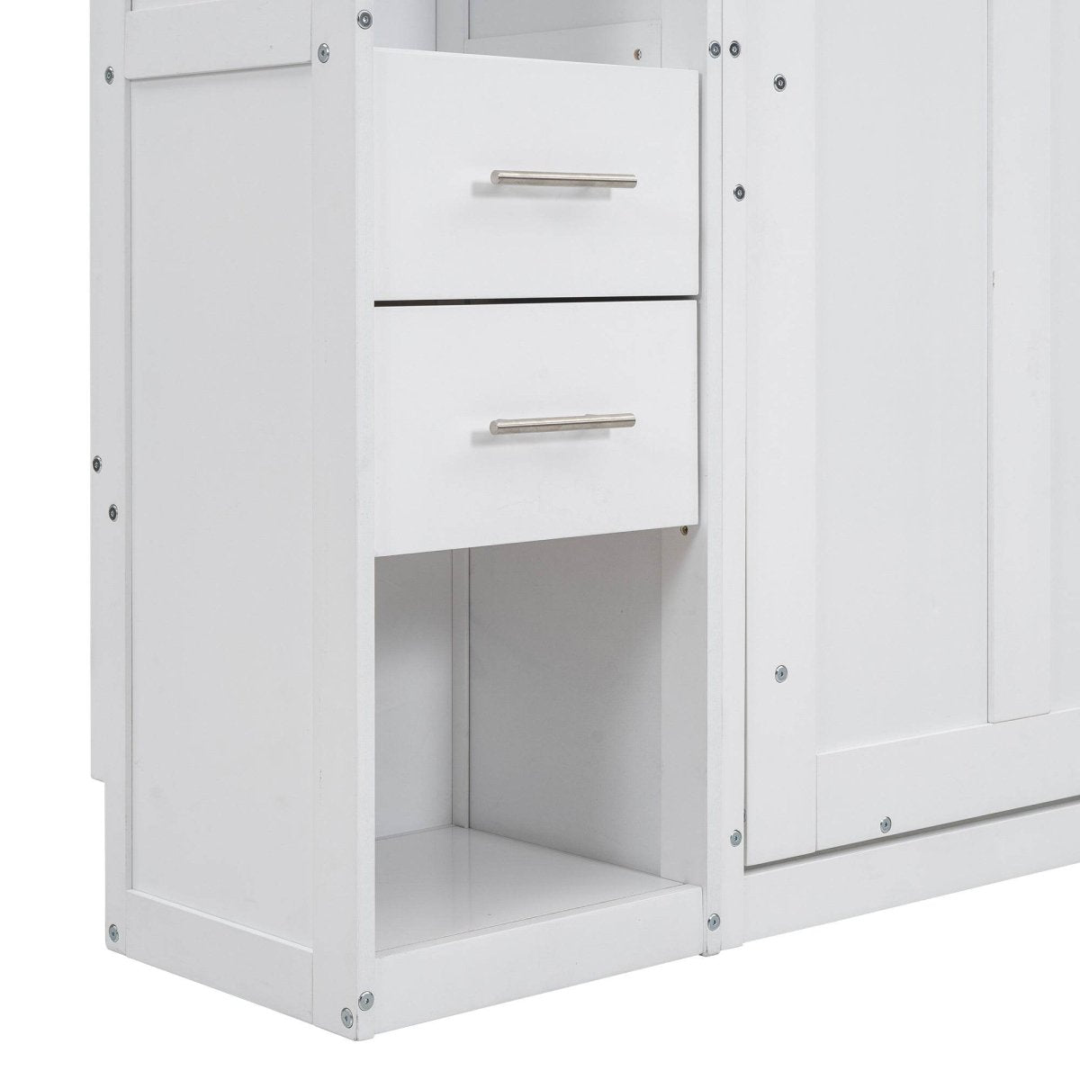 Twin Murphy Bed Frame With Lockers And Wardrobes - Sleep Galleria