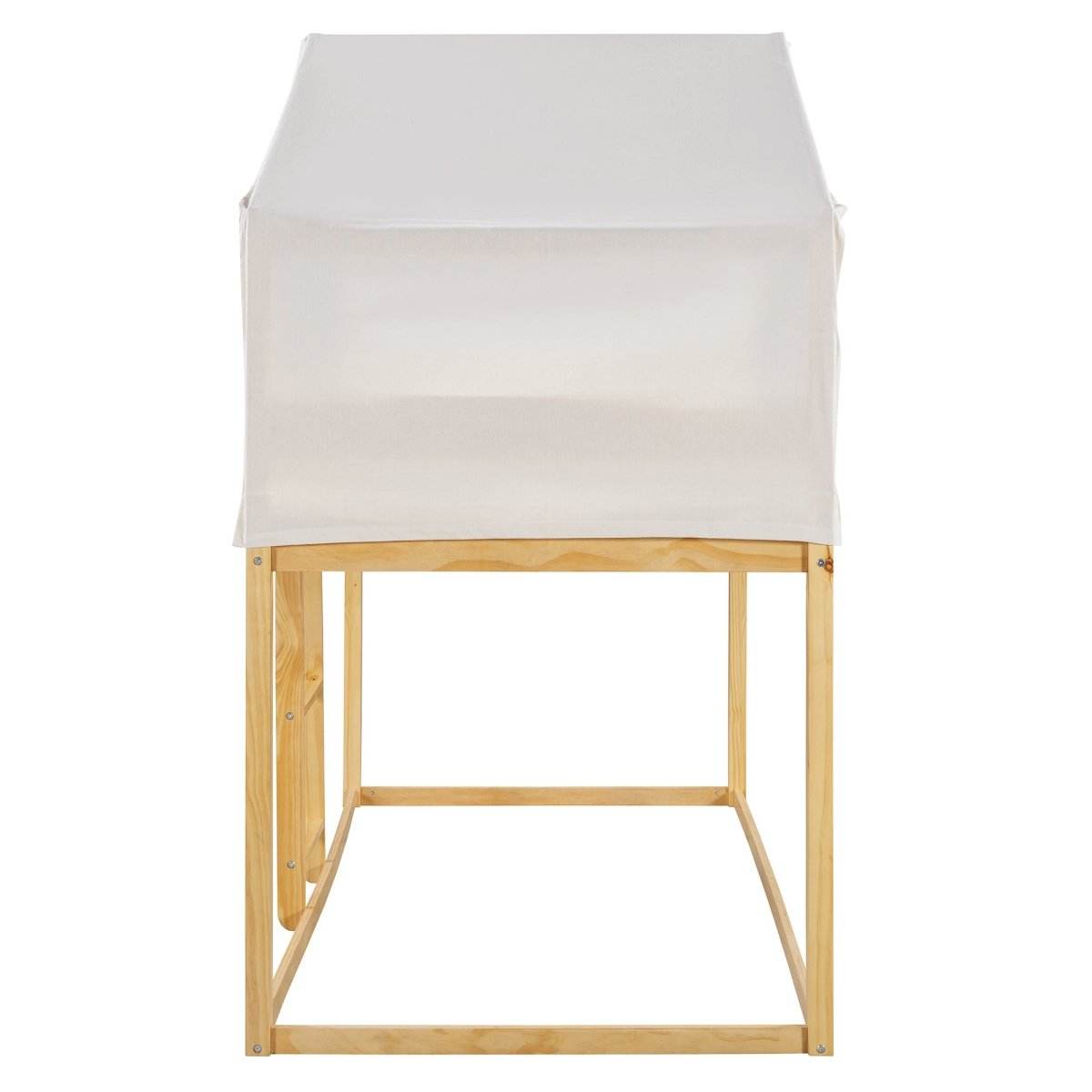 Twin Over Twin Solid Wood Bunk Bed With Tent - Sleep Galleria