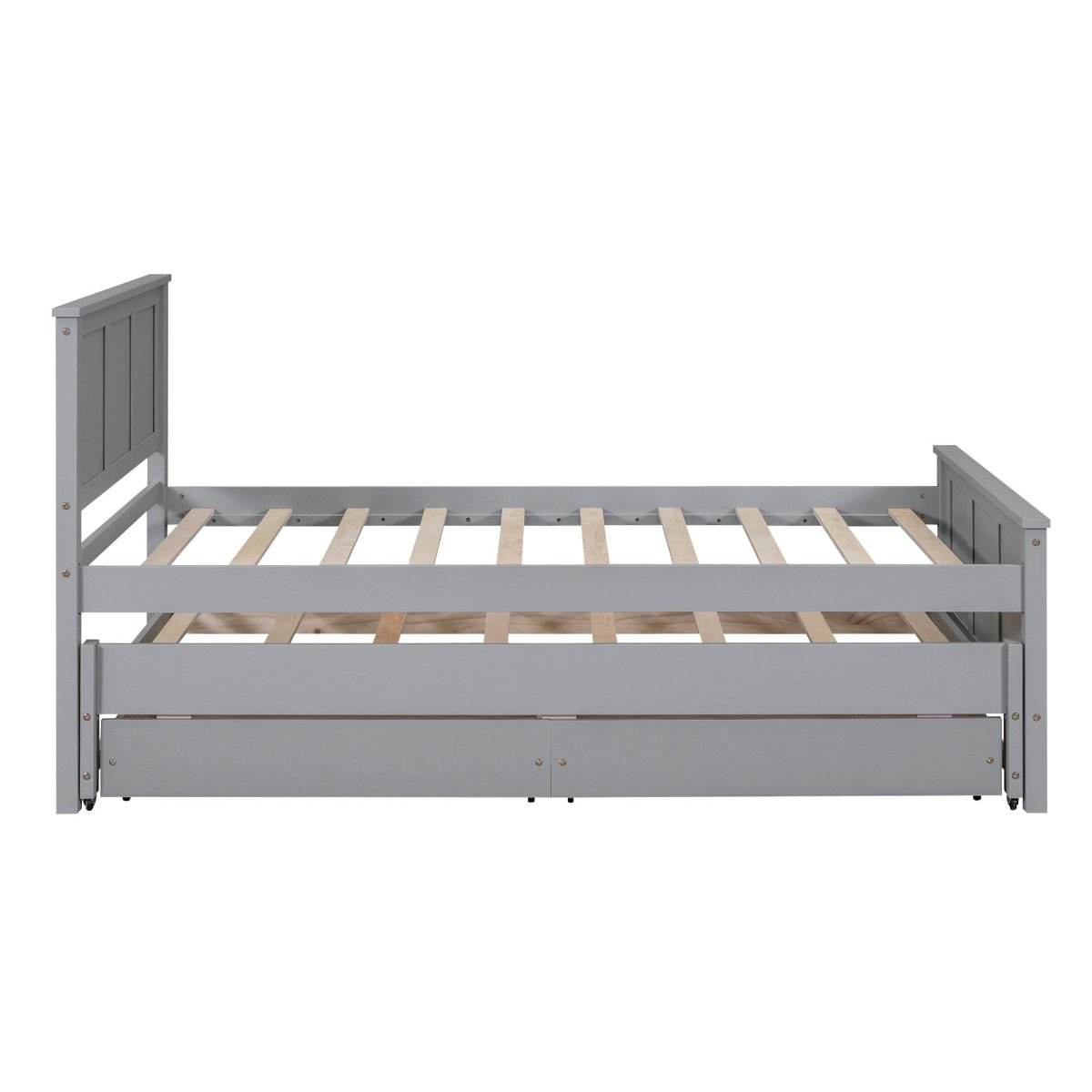 Twin Platform Bed With Trundle And Storage Drawers - Sleep Galleria